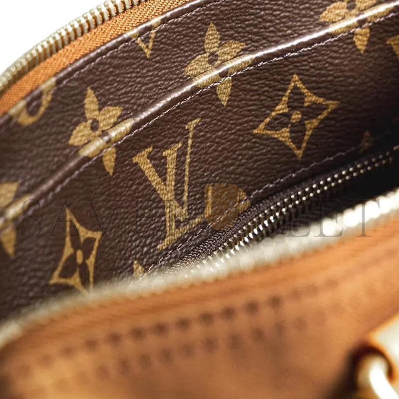 l0*is V*t0n pharrell x nigo speedy bag 25 brown in canvas m15218 (25*15*15cm)